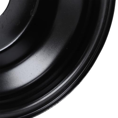 18X9.50-8 ATV Wheel Rim, 8 Inch Black Paint Coating High Strength Steel Rear Wheel Rim Hub with 4 Bolts Holes for Go Kart Quad Dirt Bike Ride On Mower