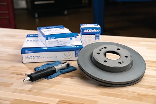 ACDelco Silver Non-Coated Front Brake Rotor 18A2322A | GM 19241841 Brake Rotors for Select Buick Lucerne, Chevrolet Impala, Chevy Impala Limited, Monte Carlo, and more - size: Medium
