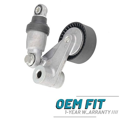 IRONTEK 252813C100 Belt Tensioner Pulley Assembly fit for Hyundai (2007-2008 Entourage/ 2007-2014 Santa Fe/ 2006-2010 Sonata), for Kia (2014-2015 Cadenza/ 2011-2012 Sedona) #419-004 25281-3C100 39104 - size: 252813C100