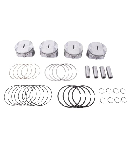 12578324 89018112 Engine Pistons Rings Kit Compatible with 2.4L Buick Chevy Equinox Chevrolet GMC Saturn Replace 12578326, 12593744, 12593745, 12603910, 12608531, 12609858 Piston Rings Set