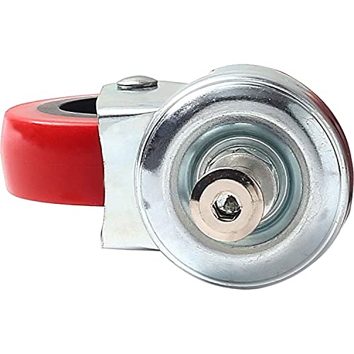 8 Pack Heavy-Duty 2.5" Swivel Caster Wheel Creeper Service Cart Stool Post Mount - size: 8 pcs