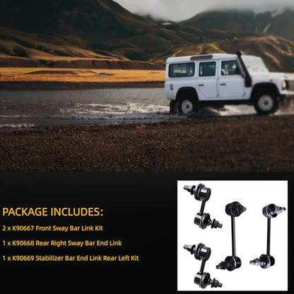 4pc Front Rear Sway Bar Link for Honda CR-V 1997 1998 1999 2000 2001