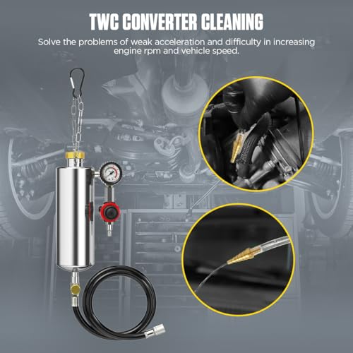 AUTOOL Fuel Injector Cleaner Kit Fuel System Cleaner Non-dismantle 150PSI