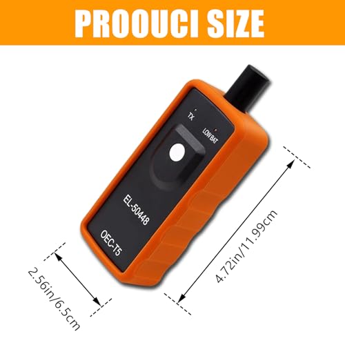 TPMS Relearn Tool for GM Tire Sensor, EL-50448 Auto Tire Pressure Monitor Sensor Activation Reset Tool, OEC T5 System Programming Training for Most GM Series Vehicles, Car Accessories