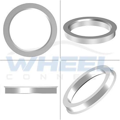 WHEEL CONNECT Hub Centric Rings, 67.1 to 65.1 Set of 4, Aluminium Alloy - size: OD.67.1mm-ID65.1mm