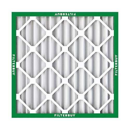 Filterbuy 12x12x2 Air Filter MERV 8 Dust & Allergy Defense (4-Pack) - size: 12x12x2