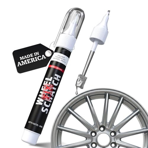 Wheel Scratch Fix® Light Silver Rim Touch Up Paint Wheel Scratch Repair Pen - color: Silver - Light - Touch-Up Pen