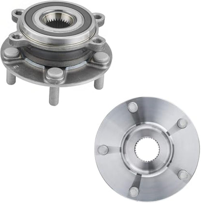 Detroit Axle - Front Wheel Hub and Bearings + Sway Bar End Links - size: 4SW42332/Kit