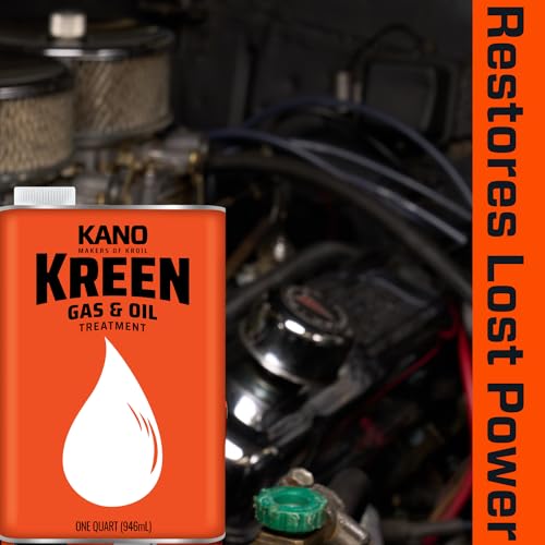 Kroil Kreen Gas & Oil Treatment - Engine Cleaner Additive - Improves Compression, Reduces Oil Use & Removes Carbon Deposits - For Gas & Diesel - Can - 1 qt - 1 Pack (KR161)