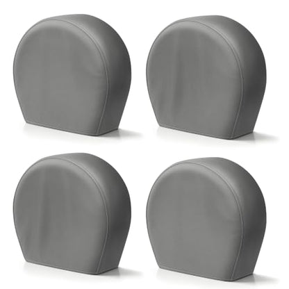 Explore Land Tire Covers 4 Pack Fit Tire Diameters 29-31.75 inch, Charcoal - size: L (Fits Tire Diameters 29''-31.75''), style: Charcoal - 4 Pack