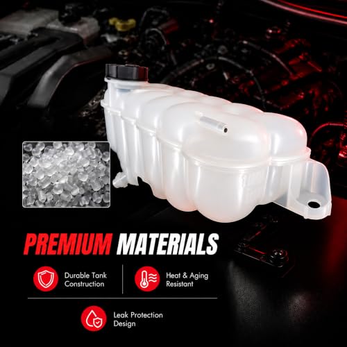 603-318 Coolant Reservoir Tank with Cap for Ford F-150 2015-2024 - size: 603-318
