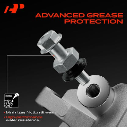 A-Premium Front Left and Right Side Disc Brake Caliper with Bracket - style: Akebono Calipers Front Sides