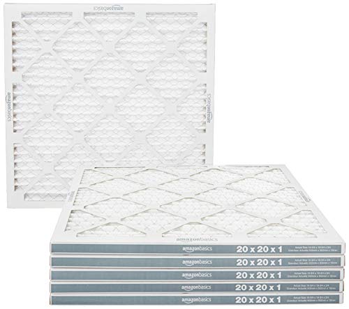 Amazon Basics 20x20x1 Air Filter 6-Pack, MERV 11 AC Furnace Filters, Dust, Pet, Allergen Control , Electrostatic (Actual Size: 19.75 x 19.75 x .75) - style: Merv 11