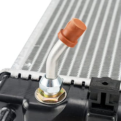 PHILTOP Core Radiator Compatible with 1992-2000 Civic, 1993-1995 Civic del Sol 1.6L, 1993-1995 Civic del Sol 1.5L, 1996-1997 Civic del Sol Transmission Oil Cooler Included - size: 1992-2000 Civic, 1993-1995 Civic del Sol
