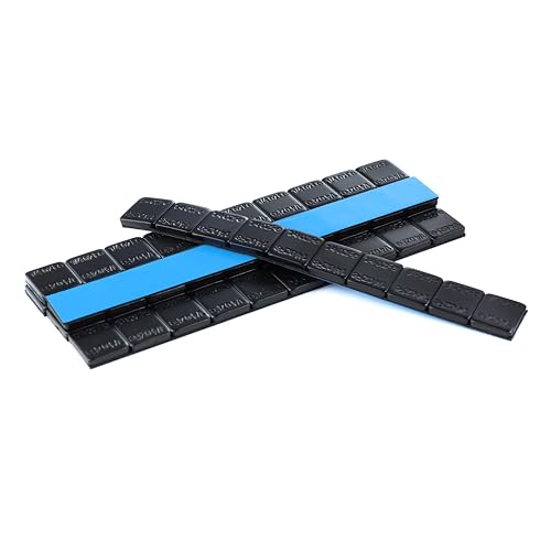 1/4oz,60 PCS, Black, Adhesive Wheel Balance Weights for Cars, Trucks, SUVs, Motorcycles, and Other Vehicles. (Mellow Style) - color: Black, size: 0.25oz - 60 pcs