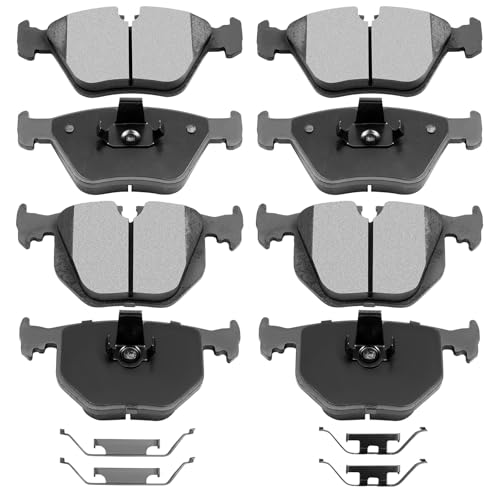 ECCPP Front Rear 8pcs Ceramic Brake Pads Kits fit For BMW For X3 2004-2010 - size: Front D946-7592 + Rear D683-7427