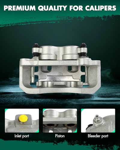 SCITOO 1PC Front Left Brake Caliper Assembly w/Bracket For Dodge - size: Front Driver[18B4747]