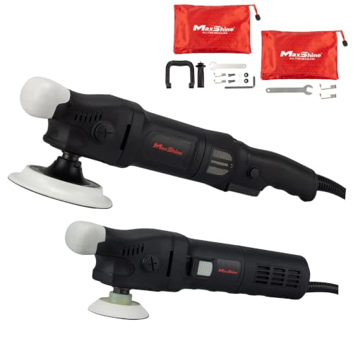 Maxshine 3” & 5” Pro Rotary Polisher Combo – 5/8” Thread Car Buffer Set – Auto Detailing Tool for Cars, Trucks, SUVs & Boats, Paint Protection, Swirl & Scratch Repair, Buffing & Glossy Shine - color: 3" & 5" Rotary