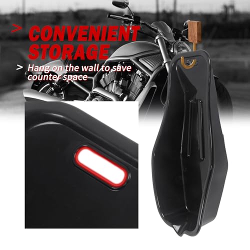 MOTO4U Oil Drain Pan Oil Change Storage Tray Container 2L for Low Profile Motorcycle Splash Repair Recovery