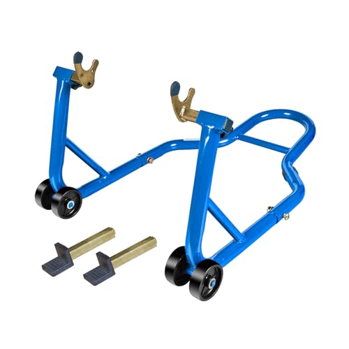 Jack Boss Motorcycle Stand Rear Combo Wheel Lift Stand, 500Lbs Capacity,Swingarm Spool Paddock Stand for Sport Bike,Fit for Yamaha, for Honda, Suitable for Kawasaki Light Blue - color: Light Blue