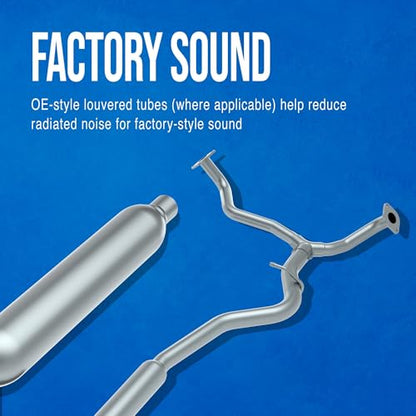 Walker 21383 Direct Fit Exhaust Resonator 2.25" Outlet (ID) 2.25" Outlet (OD) for Pontiac Grand Prix