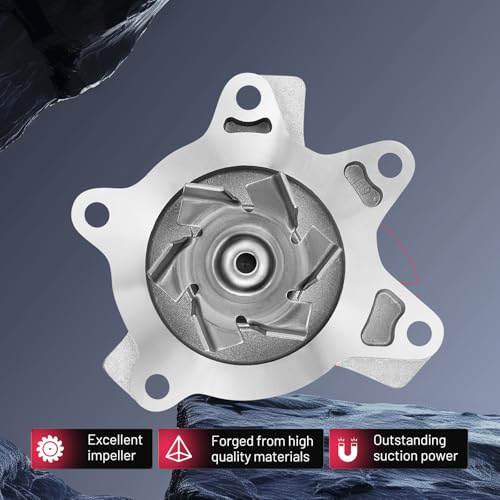 BDFHYK AW9406 Water Pump Kit Compatible with Scion xA/xB 2004-2006, Compatible with Toyota Echo 2000-2005, Prius 2001-2009, Yaris 2004-2018, Avanza 2007-2008/2010-2012, Replaces AW9406 - size: AW9406