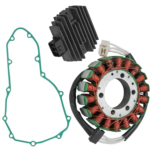 Caltric Stator and Regulator Rectifier with Gasket Compatible With Kawasaki Versys 650 Kle650 2007-2014
