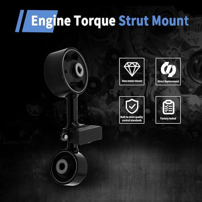 Front Right Torque Strut Engine Motor Mount Compatible with Toyota Highlander 3.0L 2001-2003/3.3L 2004-2007, Compatible with Lexus RX330 2004-2006 3.3L, Replaces A4205, EMT9227, 123630A100