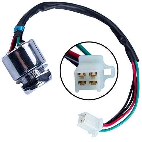 4 Wire Pin Key Ignition Switch for Go Kart ATV Quad Dirt Bike Scooter Motorcycle