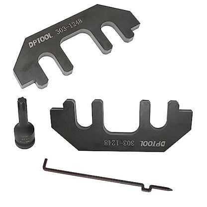 DPTOOL 303-1248 Camshaft Holding Timing Tool Kit for Ford 3.5L 3.7L 4V - size: 303-1248 4PC