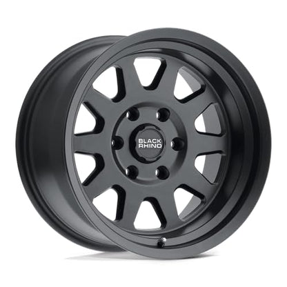 Black Rhino Hard Alloys STADIUM 17X9, 6X5.5, 5.47, +12mm MATTE BLACK - 1790SDM126140M12A