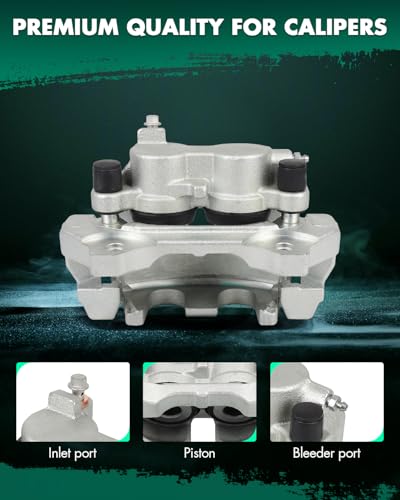 SCITOO 2PCS 18B5297A 18B5296A Front Driver & Passenger Side Brake Calipers - size: Front[18B5297A & 18B5296A]
