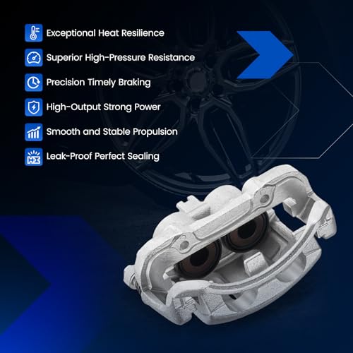 Front Brake Caliper Assembly for Nissan D21 1992-1994 2.4L 3.0L - size: Front [19-B1672 & 19-B1673]