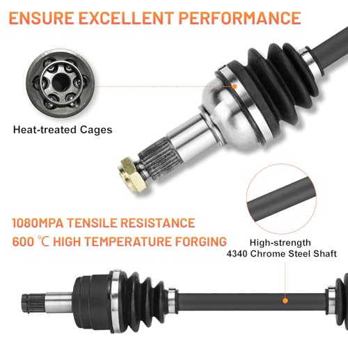 Front Left/Right CV Axle Shaft for Yamaha Grizzly 700 2007-2013,Kodiak 700 2016-2020,Yamaha Grizzly 550 2009-2014,Drive Shalf Axle for 28P-2510J-00-00 3B4-2510J-00-00 -1 Pair - size: 1 pair - front left & right