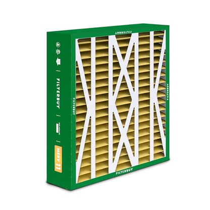 Filterbuy 17.5x21x5 Air Filter MERV 11 Pet & Allergy Defense (2-Pack) - size: 17.5x21x5