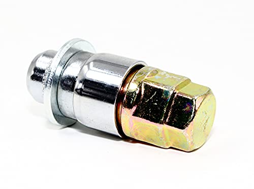 Set of 4 12x1.5 Veritek OE 1.47 Inch Mag Factory Style Replacement Chrome Lug Nut Wheel Locks with 2 Zinc Keys for Factory Wheels VPE-45700N2CH