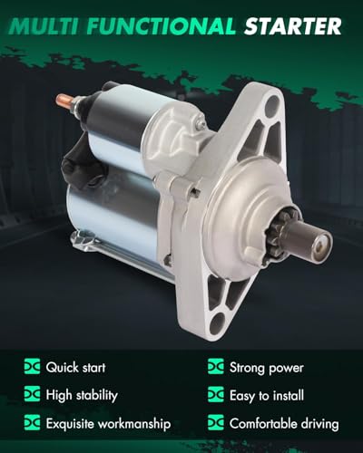 SCITOO Starter Fit For Honda Accord 1998-2007 3.0L 17728N - size: 17728N