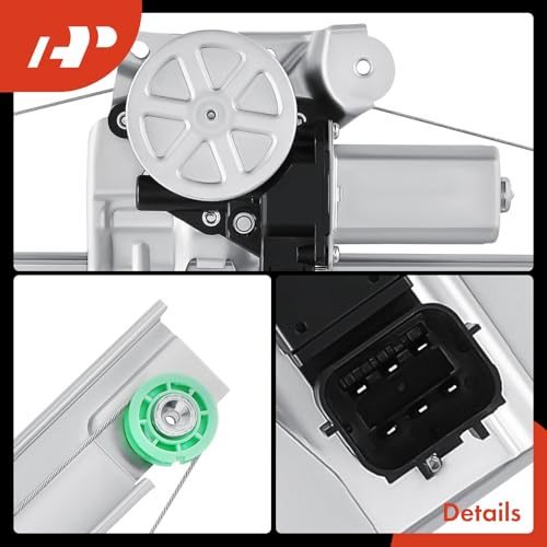 A-Premium Front Passenger Side Power Window Regulator with Motor (6-Pin) - style: Front Passenger Side (RH)