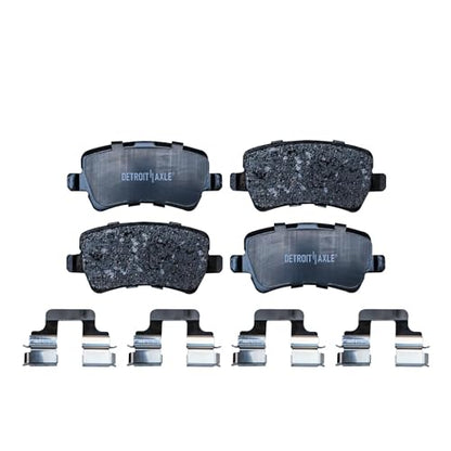 Detroit Axle - Rear Brake Kit for 2010-2017 Volvo XC60 - size: 6PR56060/KIT