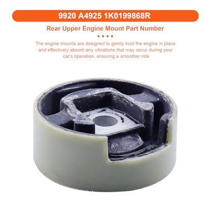 Engine Motor Mount Set & Trans Mount ,Replaces A4925 A6966 A4915 A4909 - size: CC 09-12 2.0L/Jetta 13-16 1.4L/Passat06-10 2.0L