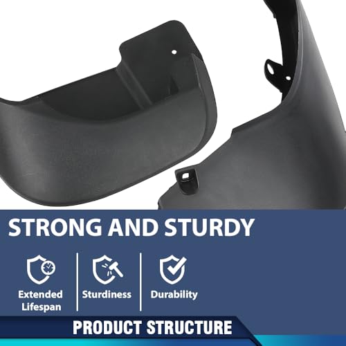 PIT66 Mud Flaps Fit Land Rover Range Rover Sport 2014-2016 w/Running Boards - size: Fit Range Rover 2014-2016
