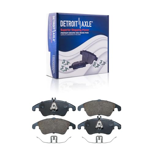Detroit Axle - 8pc Brake Kit Replacement for 2008-2015 Mercedes-Benz C350 - size: 8PR53441/KIT