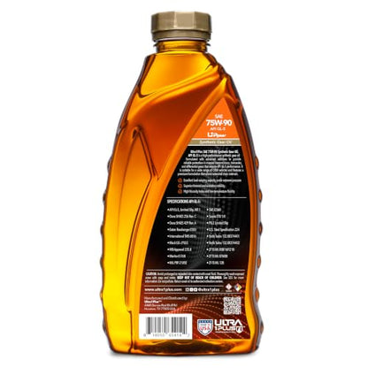 SAE 75W-90 Full Synthetic Gear Oil API GL-5 MT-1 Limited Slip 1 Quart - size: 1 Quart