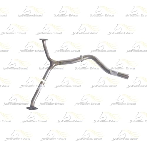 Exhaust Resonator Y-Pipe and Pair of Muffler Kit Compatible for 2009-2013 Subaru Forester 2.5L | Stainless Steel | Northeastern Exhaust | Free Gaskets, Clamps, Hangers, and Bolt kit Included