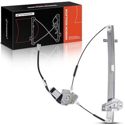A-Premium Front Driver Side Power Window Regulator with Motor (4-Pin) - size: Front Driver Side