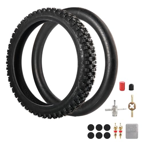 Front Tire 70/100-17, 2.50/2.75-17" Inner Tube for 110cc 125cc 140cc 150cc Coolster TaoTao Apollo RFZX18 CRF80R KLX125 KLX140 RM80 YZ80 YZ85 TTR125 Coolster Pit Dirt Bike Off Road Motocross Heavy Duty - size: 70/100-17"