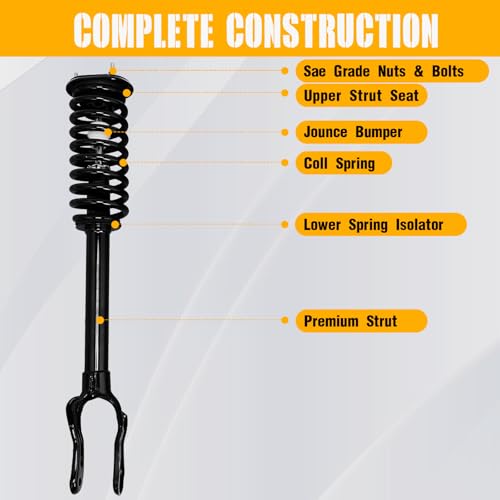 Front Quick Complete Struts Assembly & Rear Shocks Absorbers