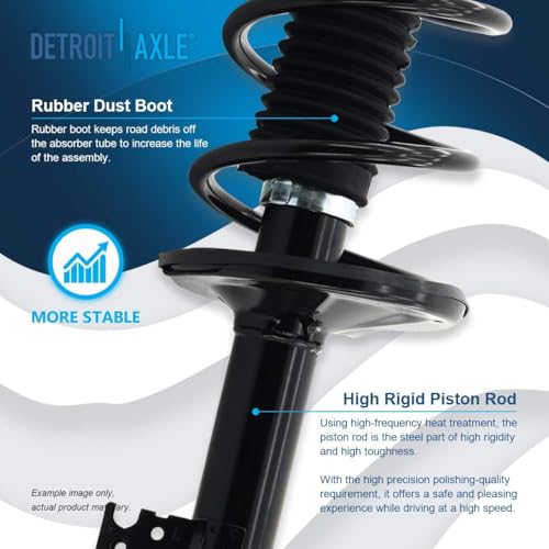 Detroit Axle - Front Suspension Kit for 2003-2008 Toyota Corolla - size: 4QU47740/ Big strut kit