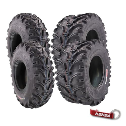 Kenda Bear Claw Front 23x7-10 & Rear 23x10-10 ATV, UTV, or SXS Tires - size: 23x7-10 & 23x10-10