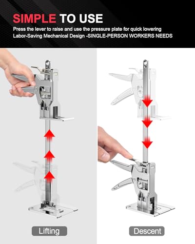 Kolvoii Labor Saving Arm Jack 2 Pack, 9.5 in Lift Range, Hand Lifting Jack - size: Extra Large